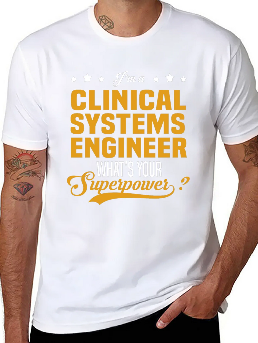 Clinical Systems Engineer Superpower T-Shirt product image 7