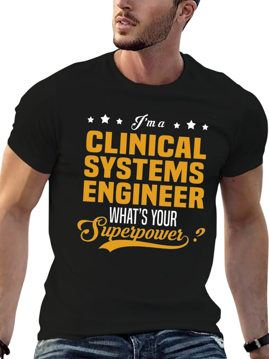 Clinical Systems Engineer Superpower T-Shirt product image 6