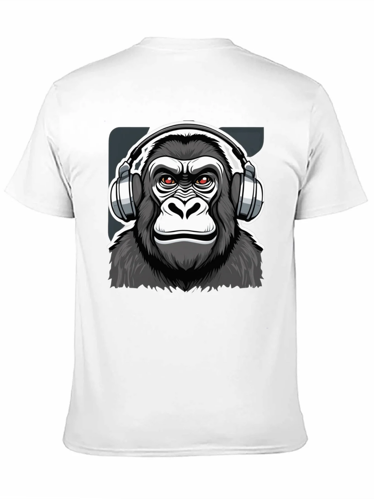 Cool Gorilla DJ Graphic T-Shirt - Black product image 10