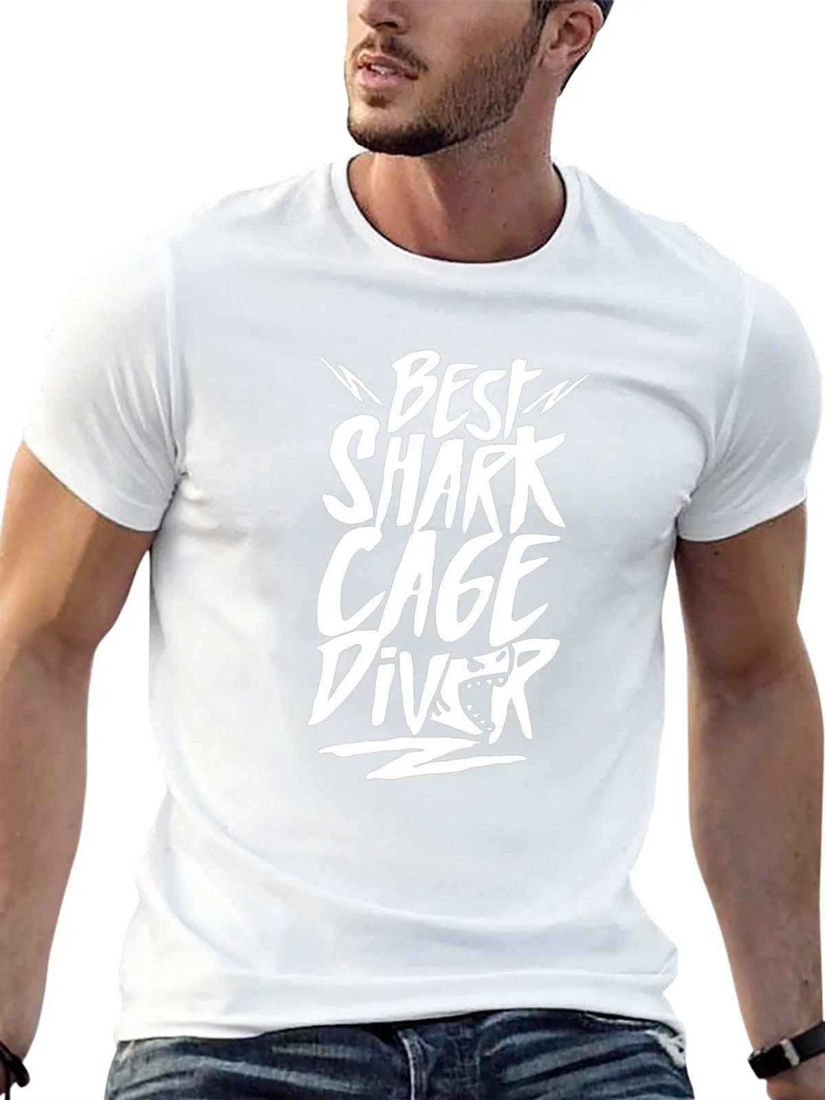 Best Shark Cage Diver T-Shirt - Black product image 12
