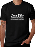 Im a Sister & Acupuncturist T-Shirt product image 1