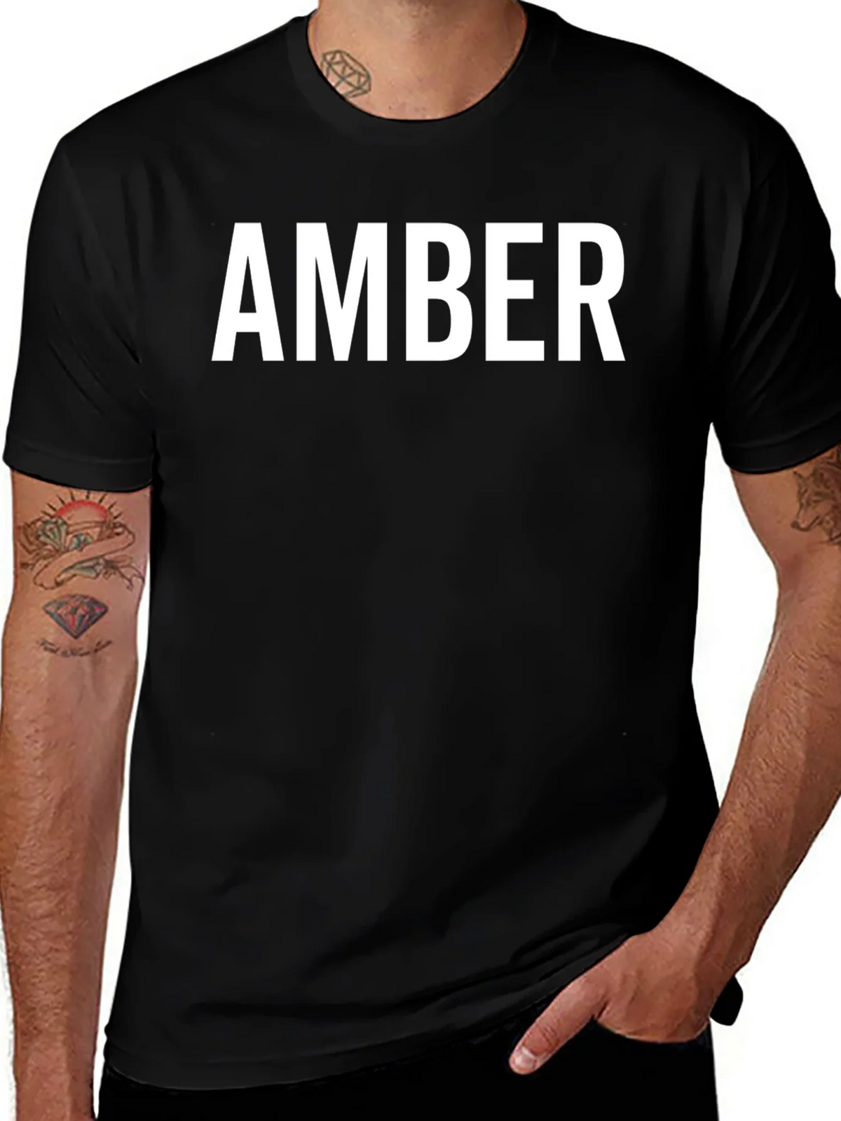 Personalized AMBER Graphic T-Shirt product image 1