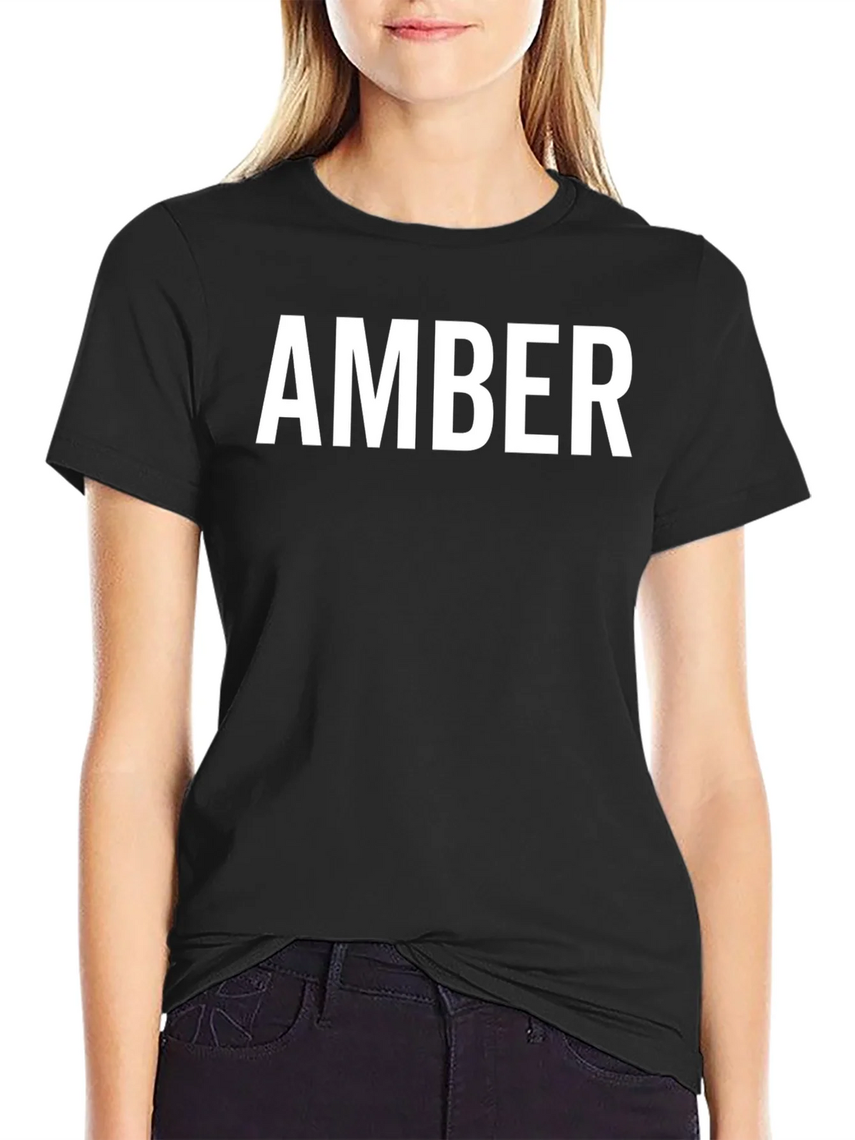 Personalized AMBER Graphic T-Shirt product image 2