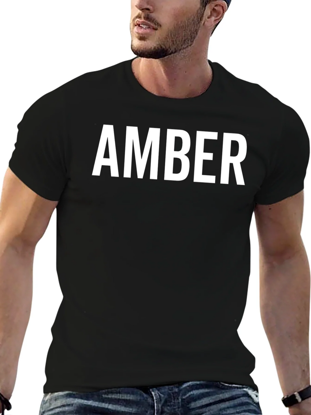 Personalized AMBER Graphic T-Shirt product image 6