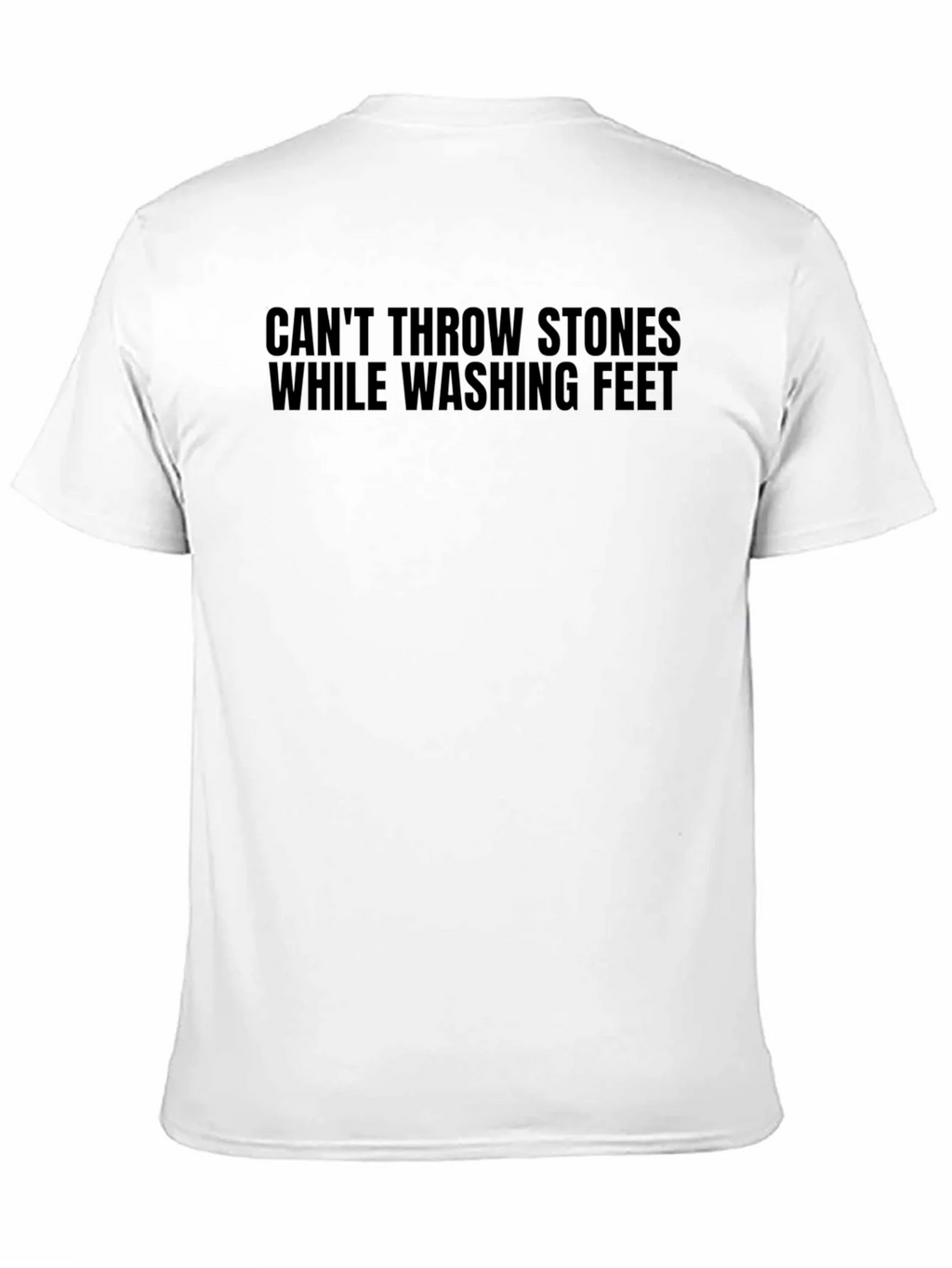 Cant Throw Stones T-Shirt - Black Graphic Tee product image 10