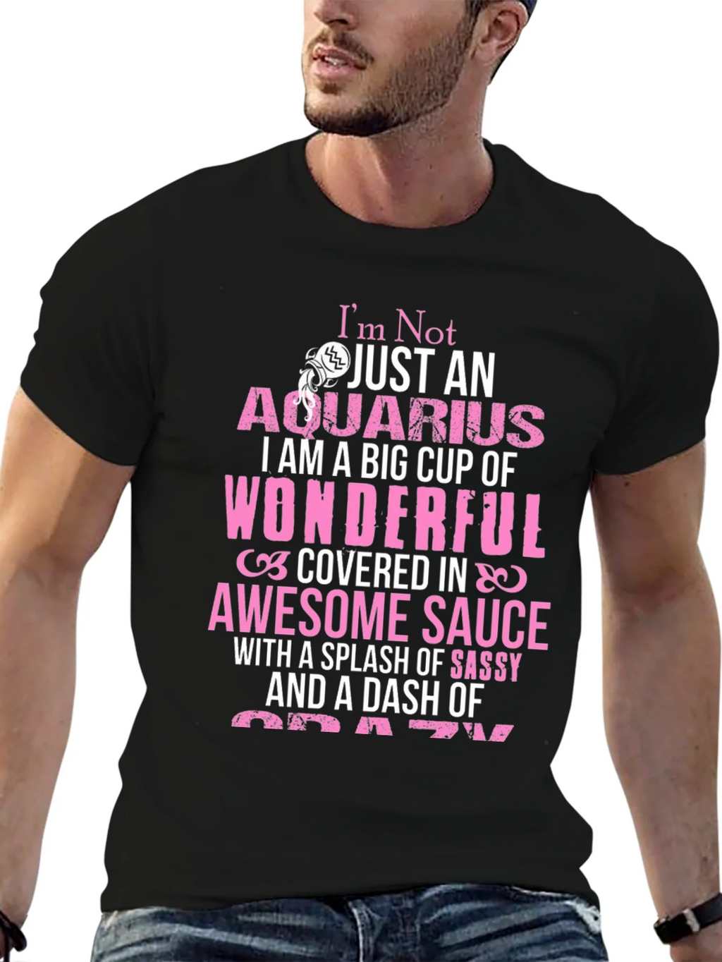 Aquarius T-Shirt: Wonderful Sassy Crazy product image 6