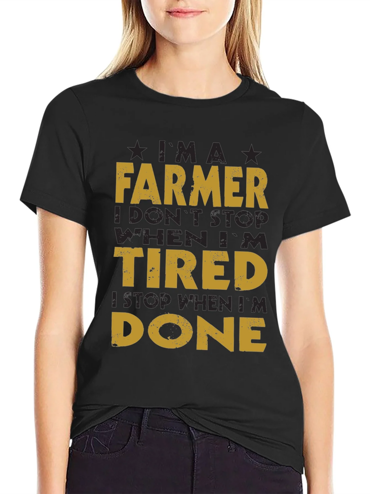 Farmer T-Shirt: I Dont Stop When Im Tired product image 2