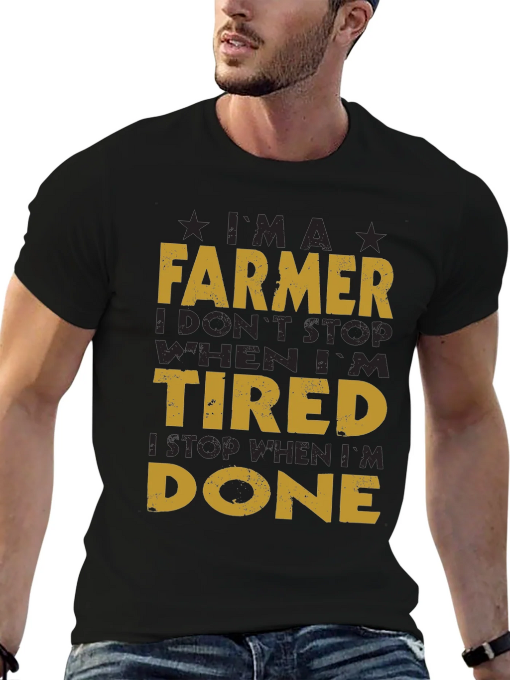 Farmer T-Shirt: I Dont Stop When Im Tired product image 6