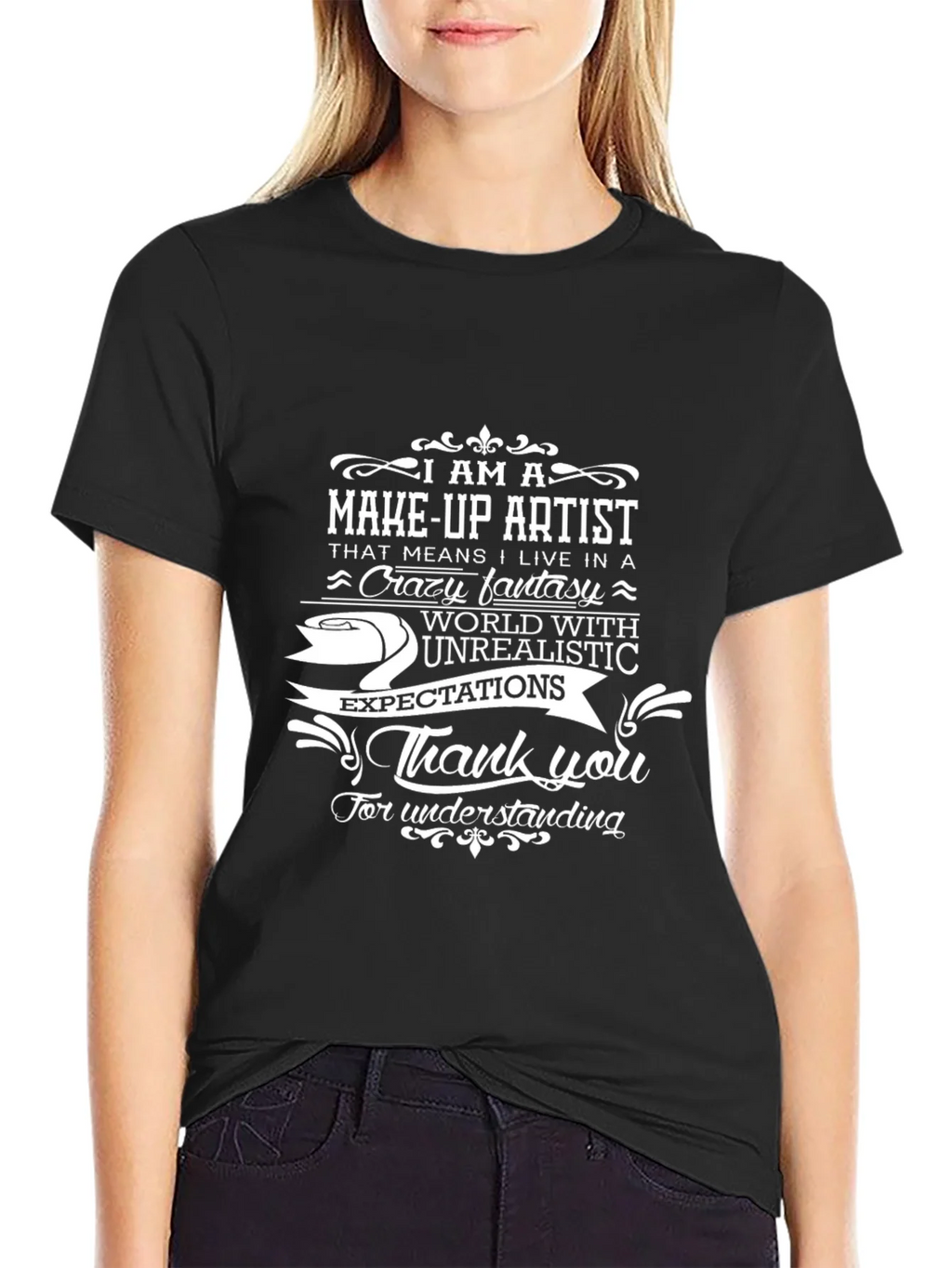 Make-Up Artist T-Shirt - Crazy Fantasy World product image 2