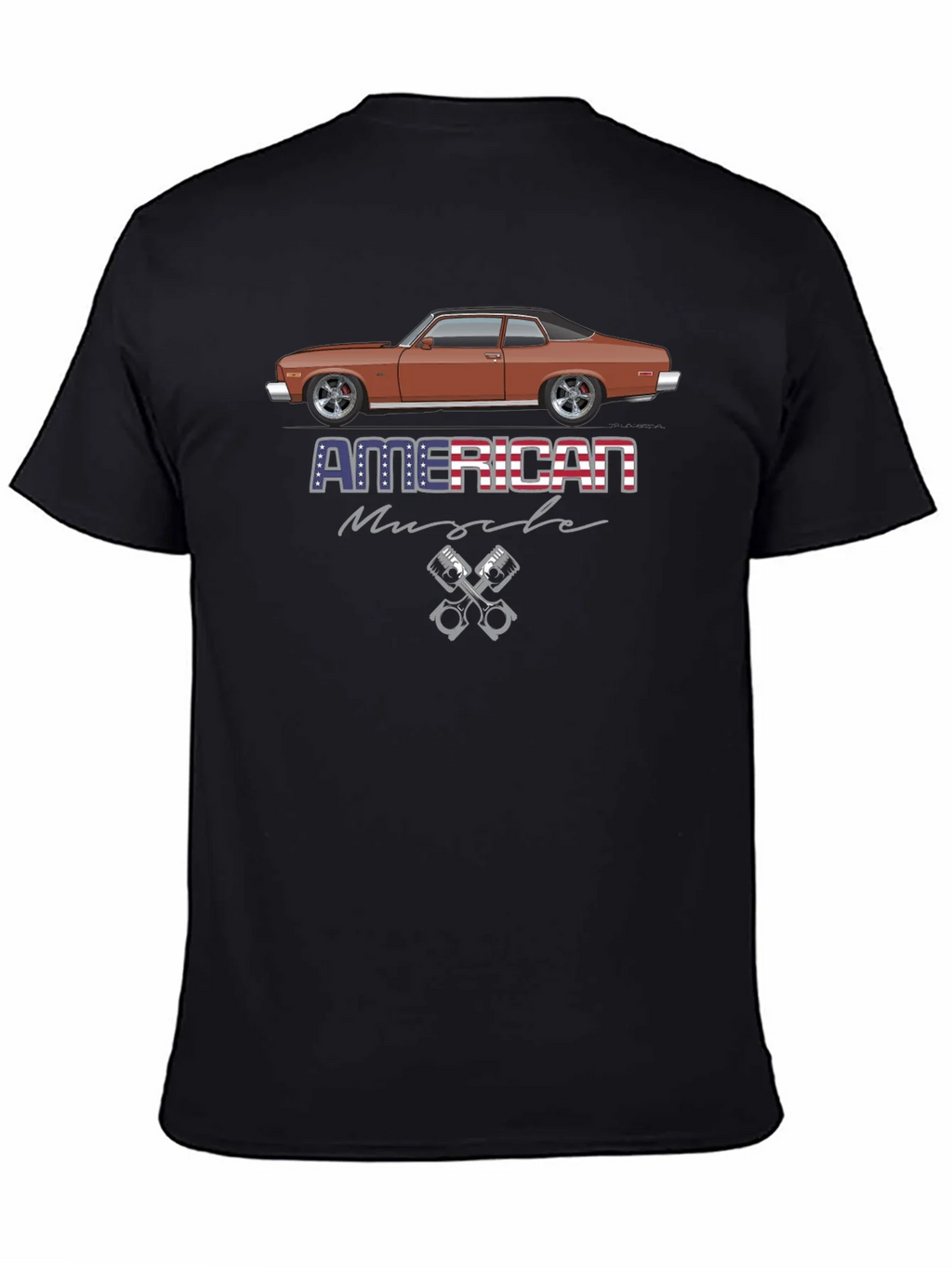 American Muscle Car Graphic T-Shirt product image 4