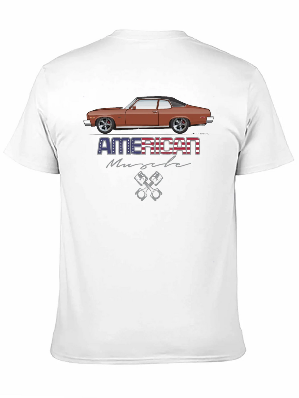 American Muscle Car Graphic T-Shirt product image 10