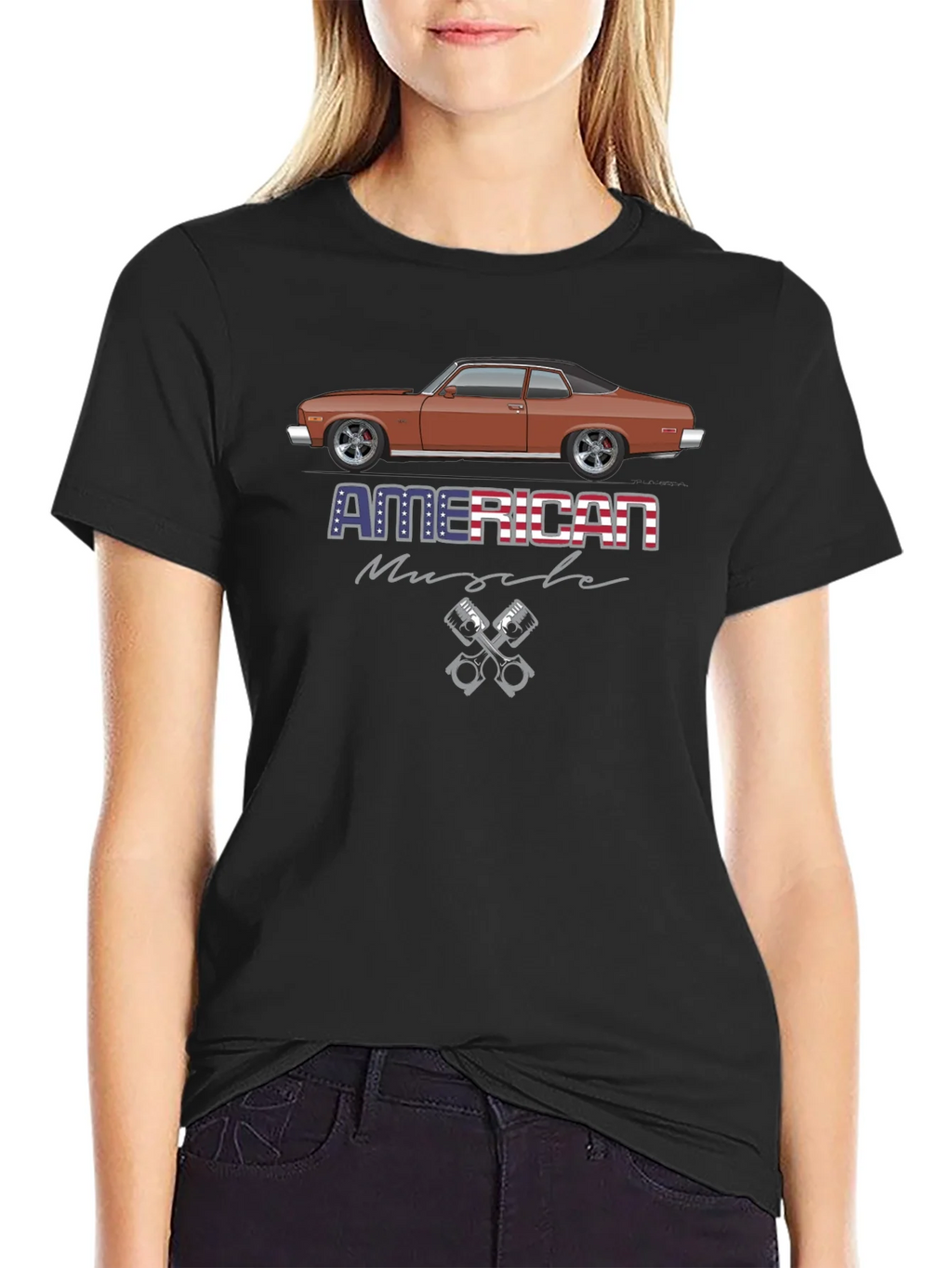 American Muscle Car Graphic T-Shirt product image 2