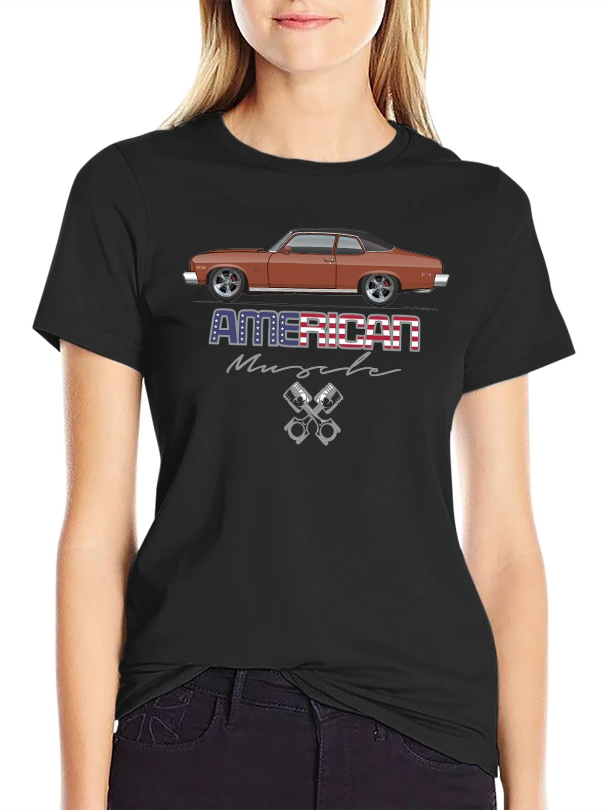 American Muscle Car Graphic T-Shirt product image 2