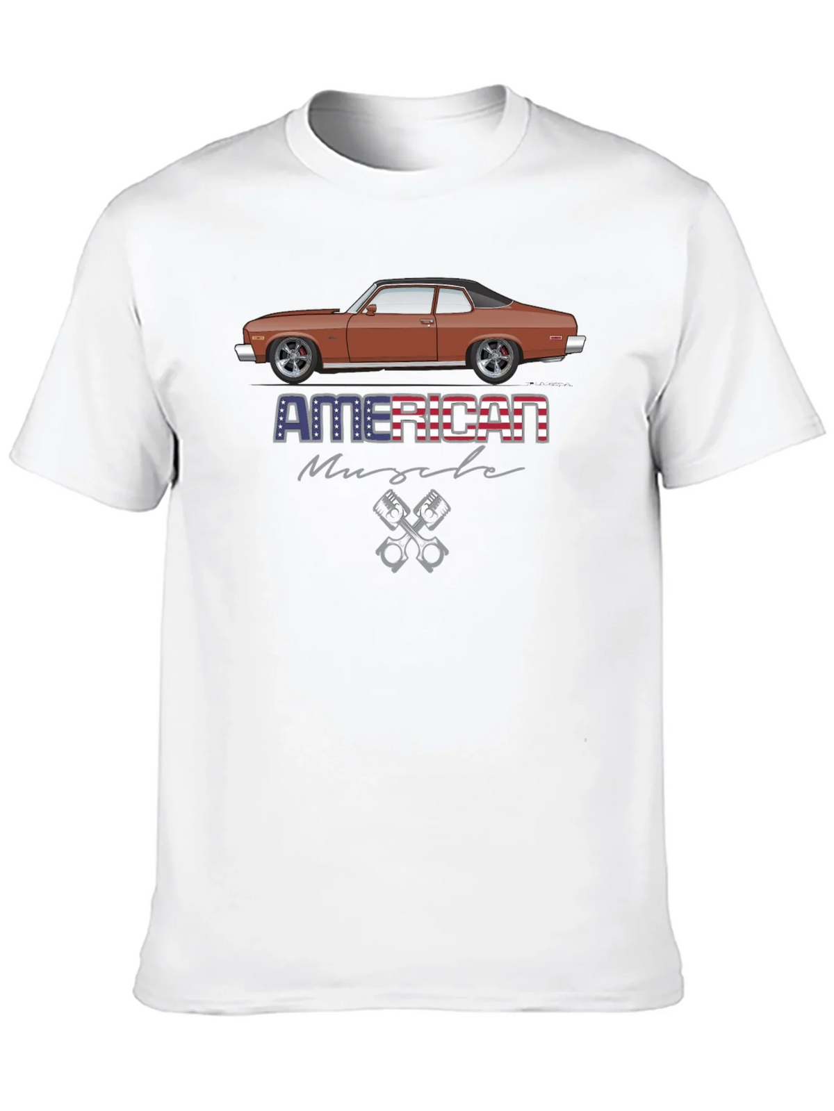 American Muscle Car Graphic T-Shirt product image 9