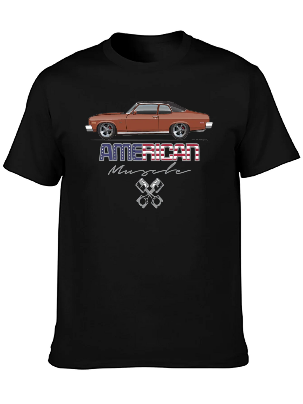 American Muscle Car Graphic T-Shirt product image 3