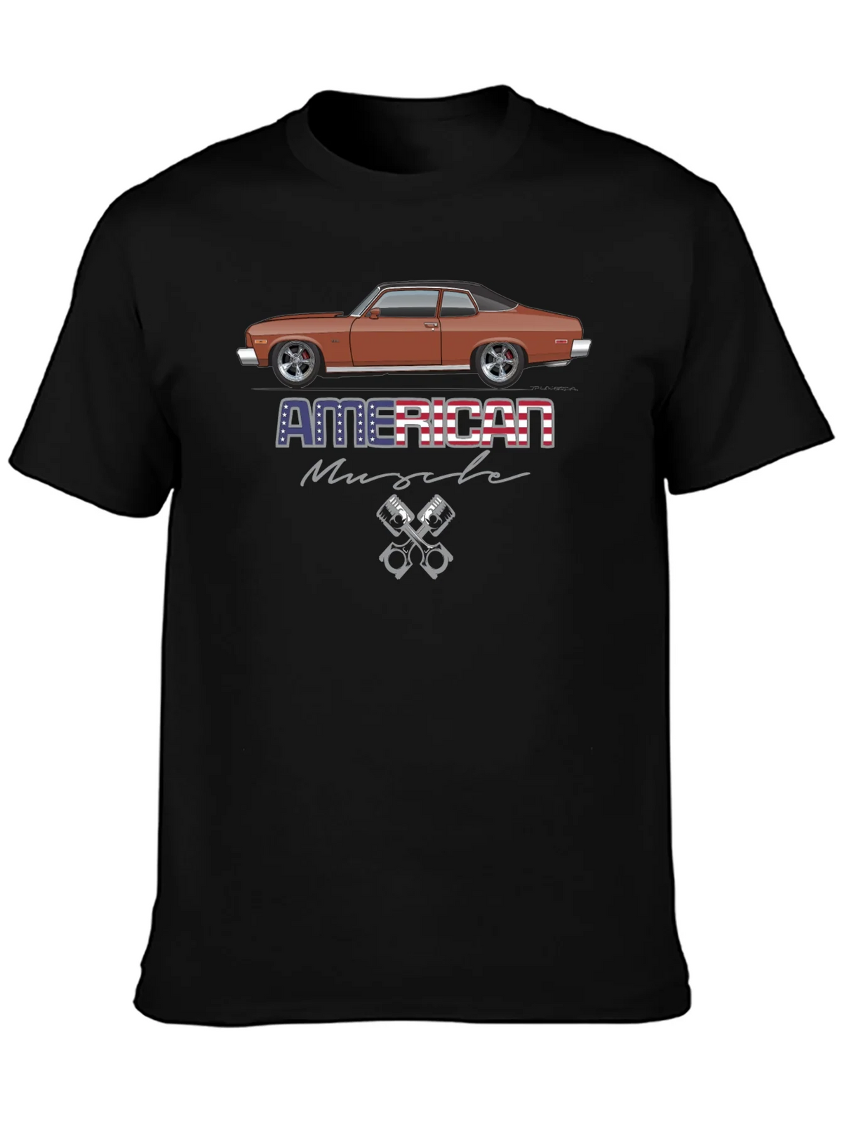 American Muscle Car Graphic T-Shirt product image 3