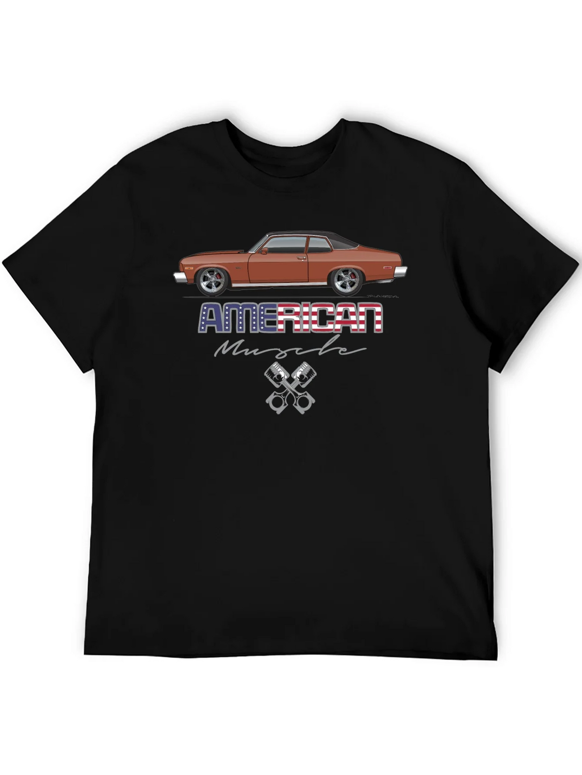 American Muscle Car Graphic T-Shirt product image 5