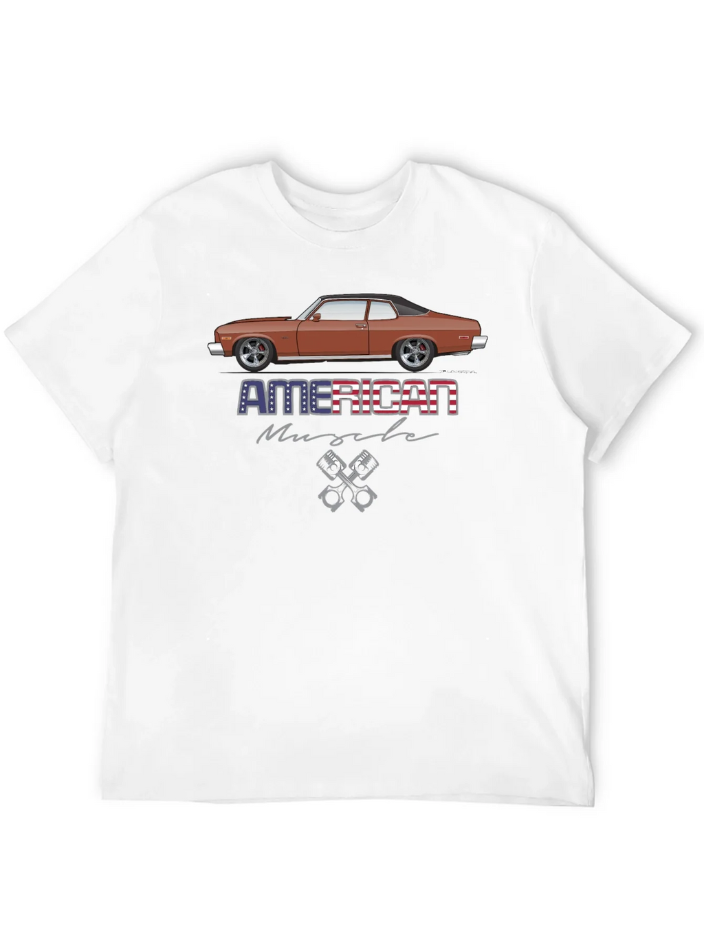 American Muscle Car Graphic T-Shirt product image 11