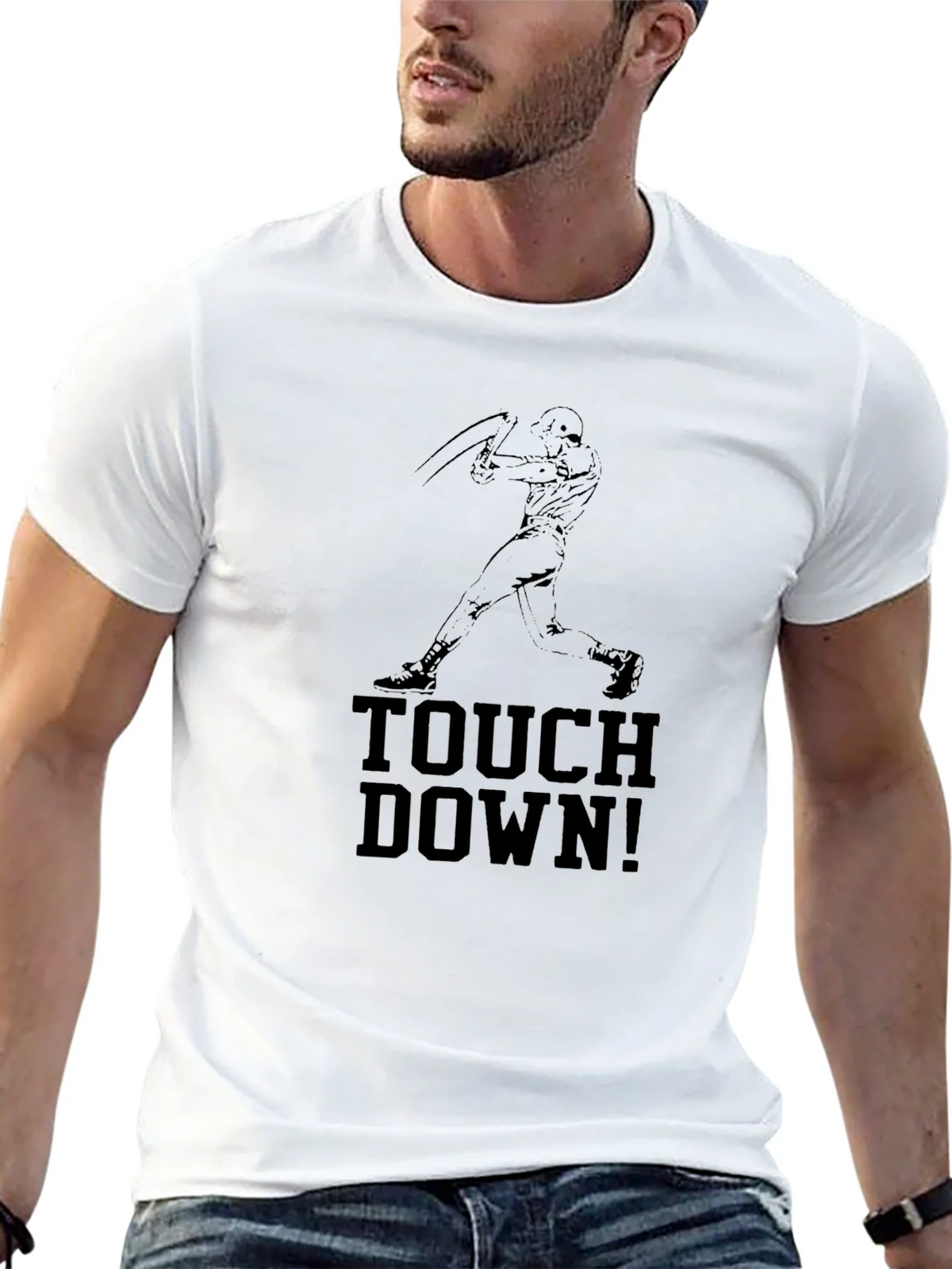 Touchdown Baseball Graphic T-Shirt product image 12
