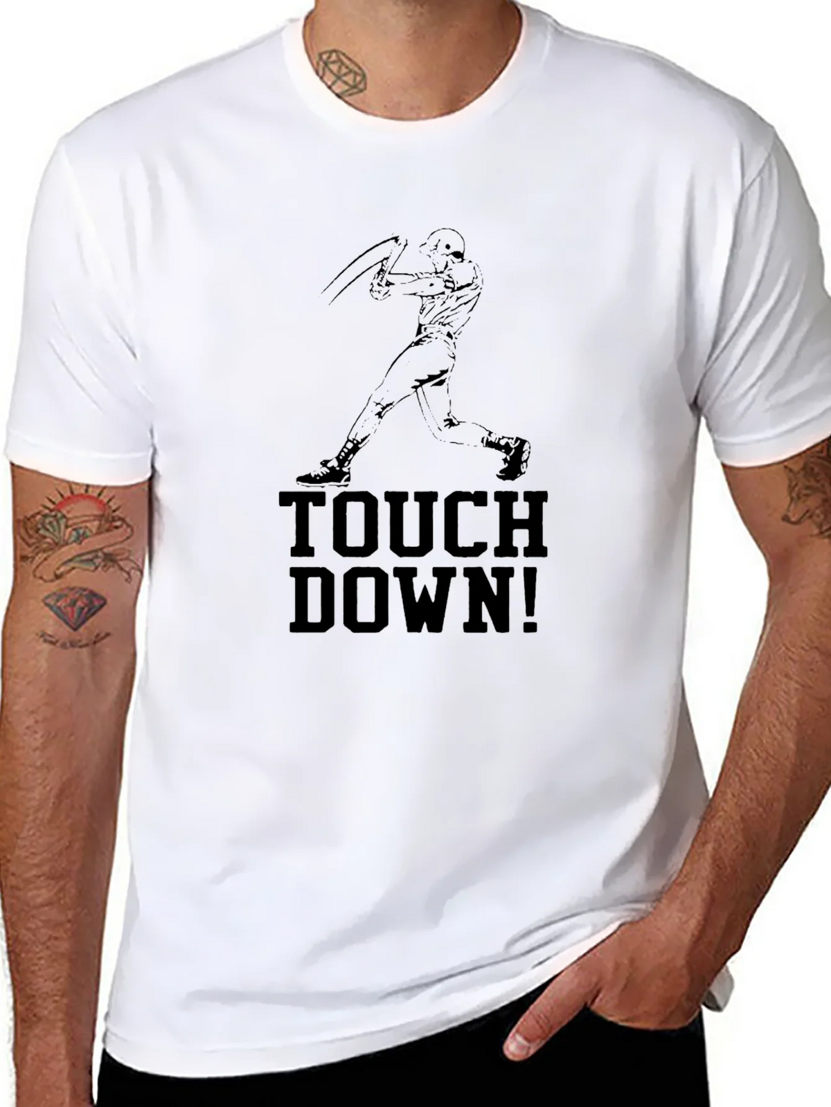 Touchdown Baseball Graphic T-Shirt product image 7