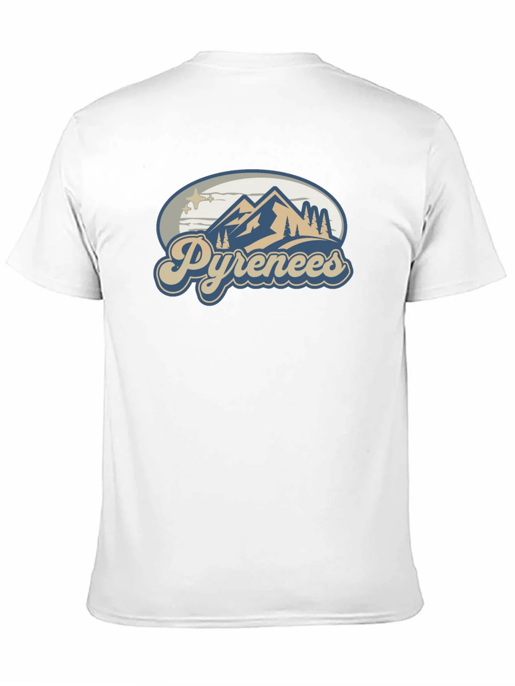 Pyrenees Mountain T-Shirt - Black product image 10