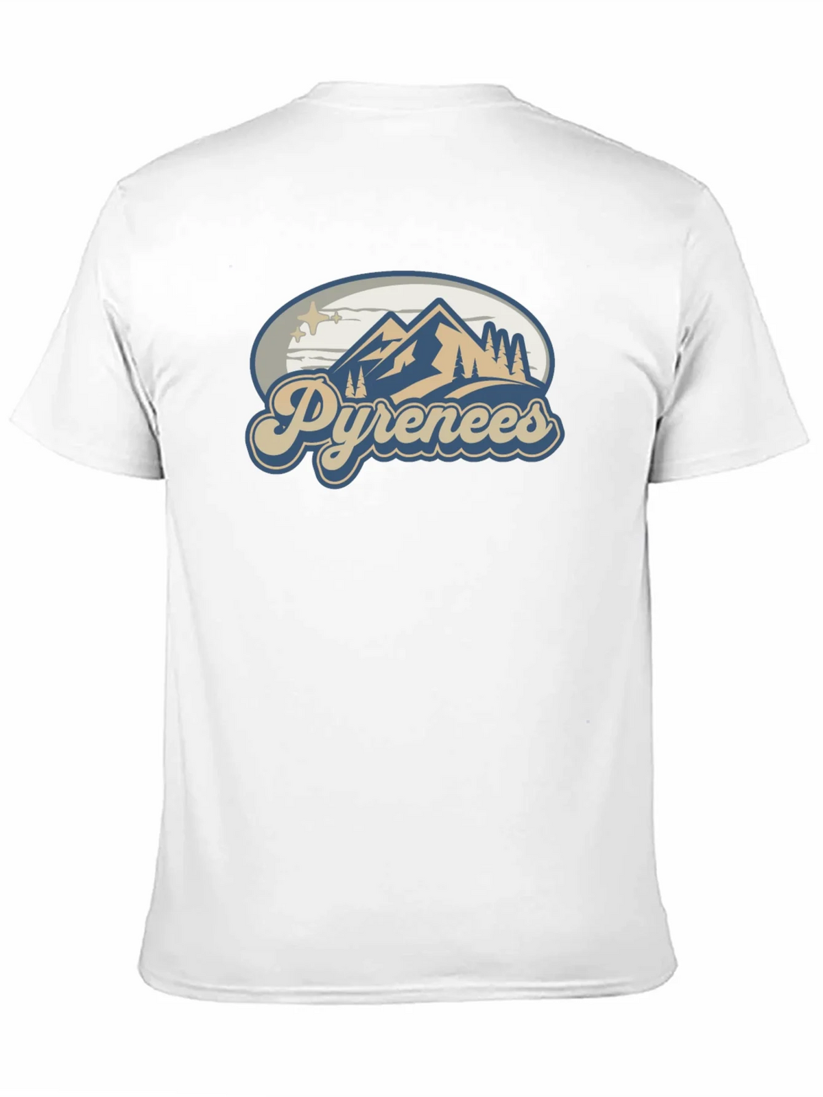 Pyrenees Mountain T-Shirt - Black product image 10