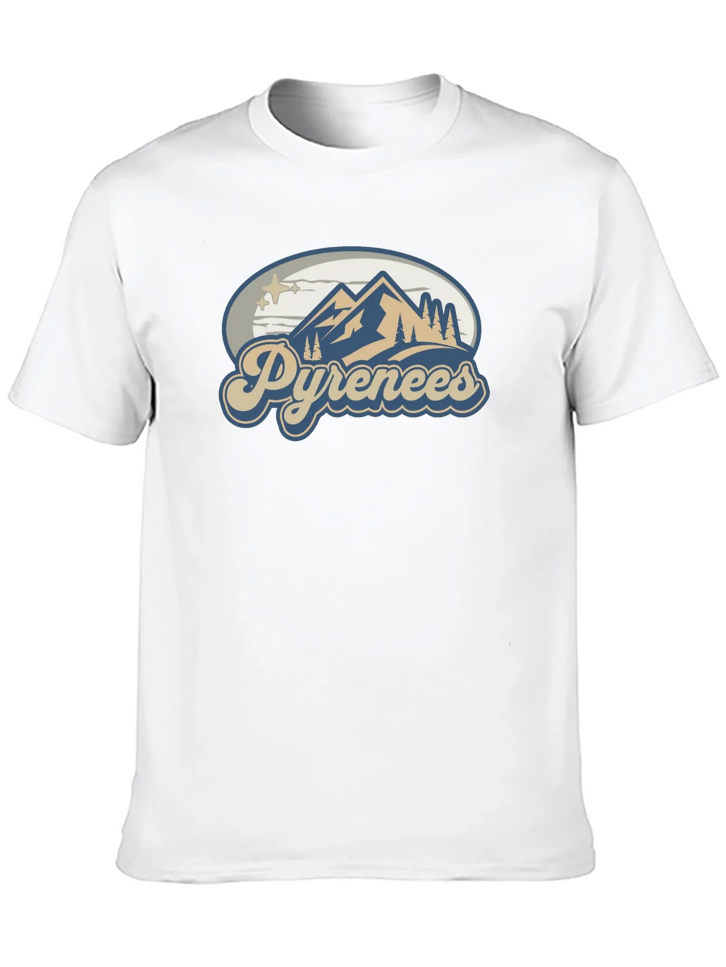 Pyrenees Mountain T-Shirt - Black product image 9