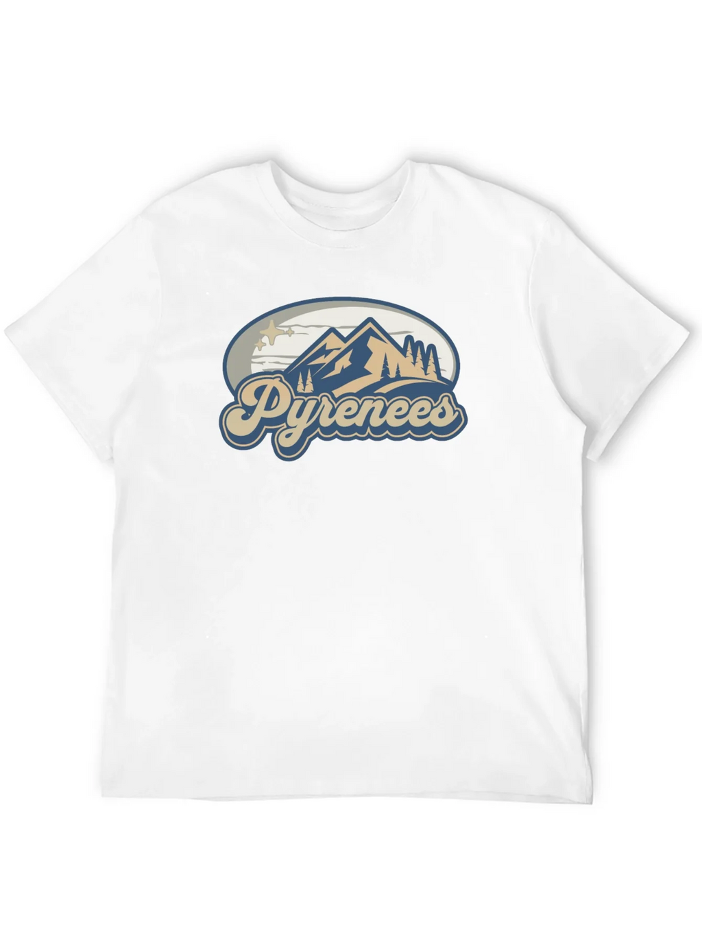 Pyrenees Mountain T-Shirt - Black product image 11