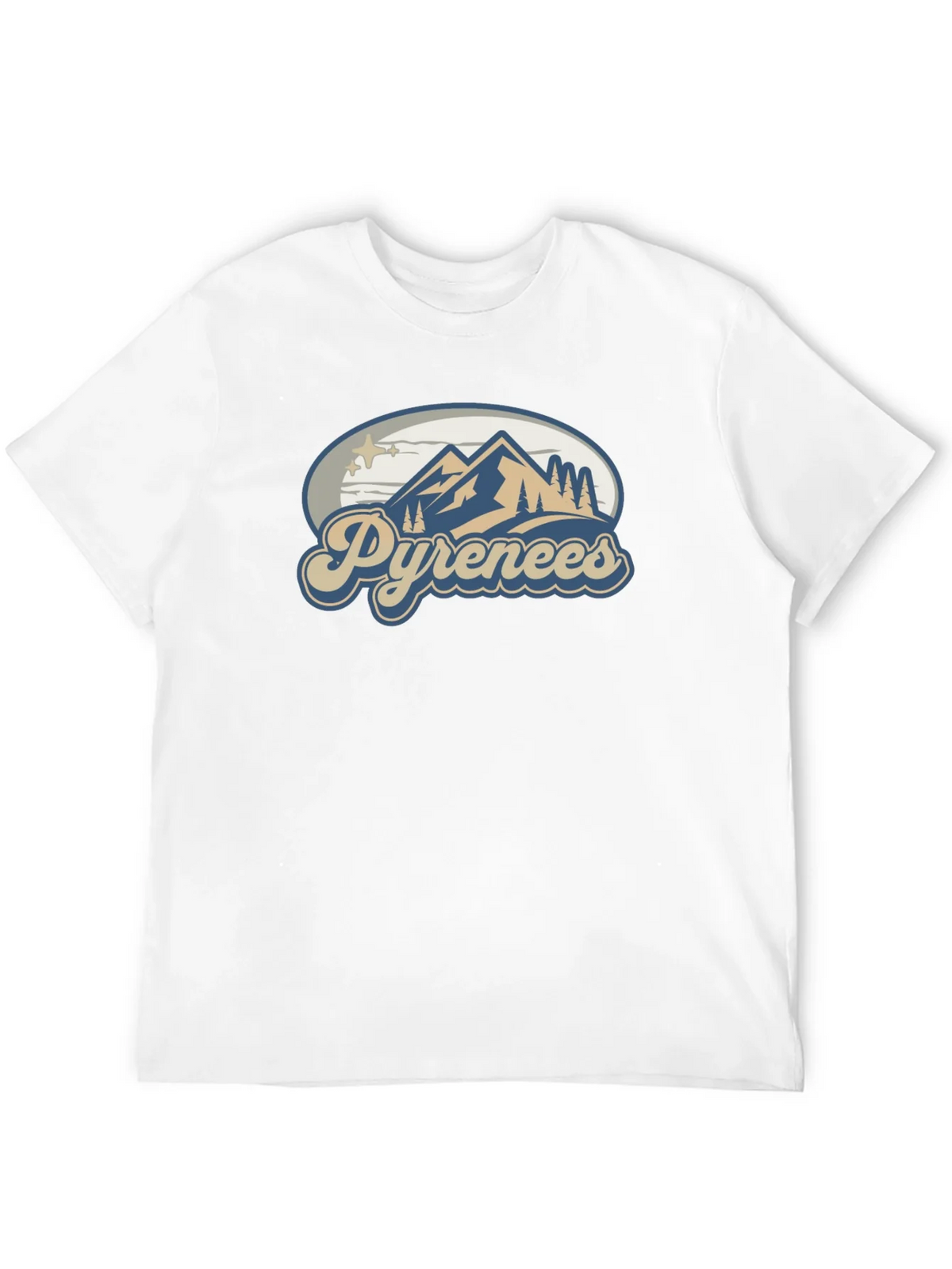 Pyrenees Mountain T-Shirt - Black product image 11