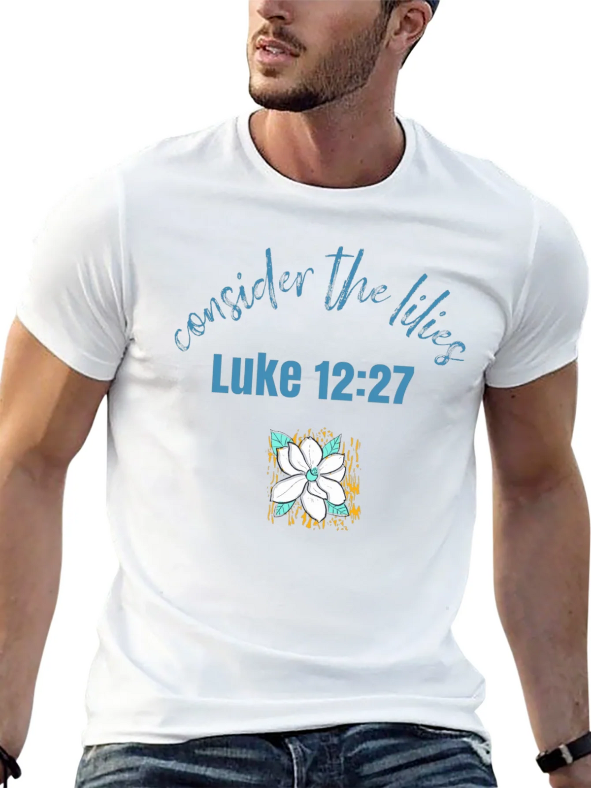 Consider the Lilies Christian T-Shirt product image 12