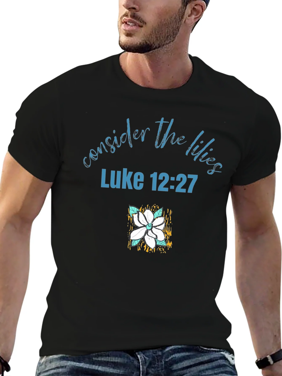 Consider the Lilies Christian T-Shirt product image 6