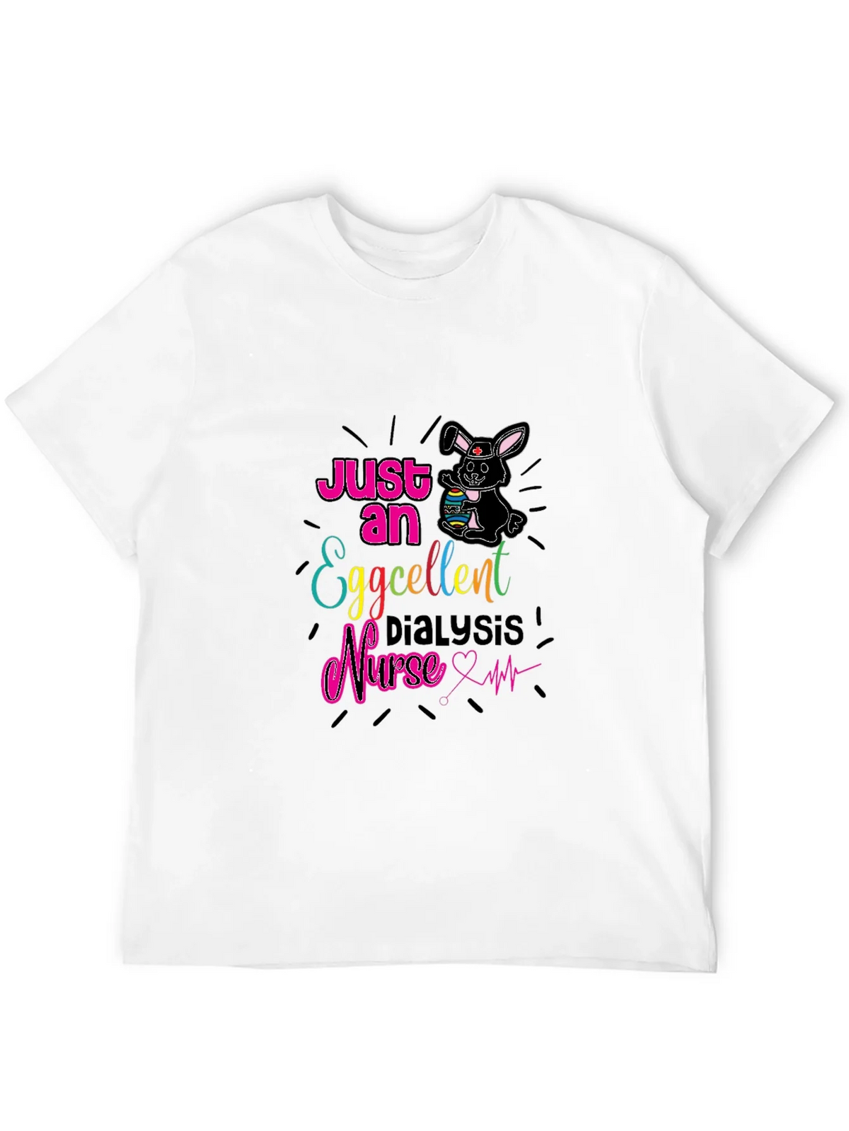 Eggcellent Dialysis Nurse Easter T-Shirt product image 6