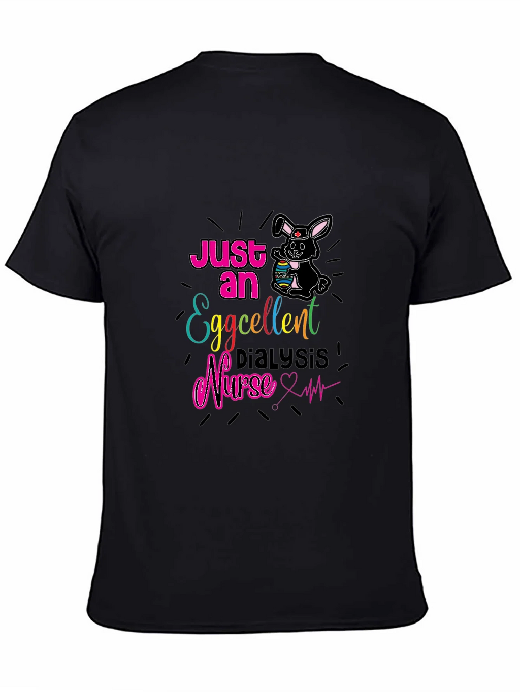 Eggcellent Dialysis Nurse Easter T-Shirt product image 3