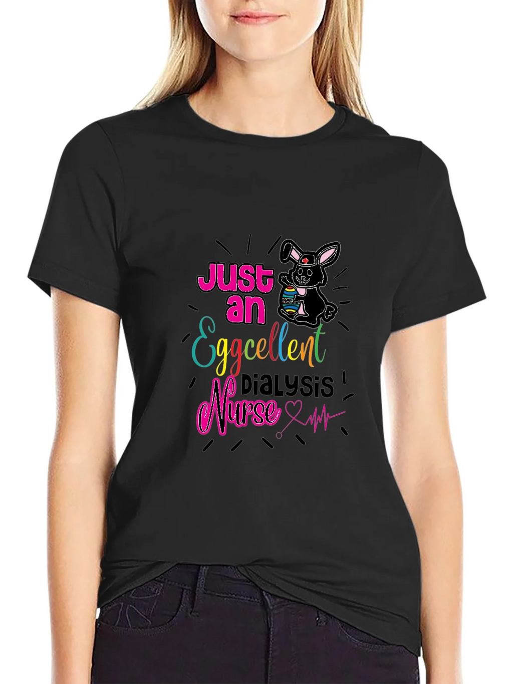 Eggcellent Dialysis Nurse Easter T-Shirt product image 2