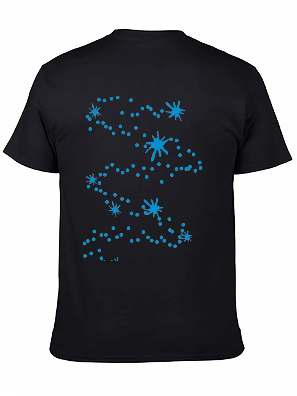 Celestial Constellation Print Black Tee product image 4