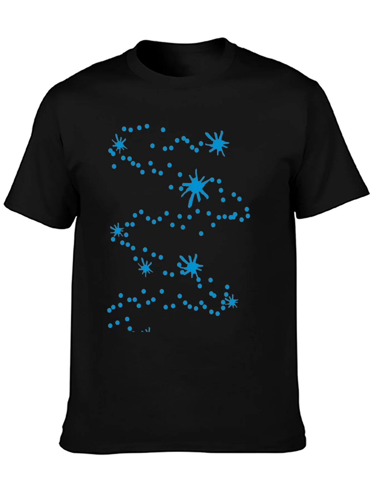 Celestial Constellation Print Black Tee product image 3