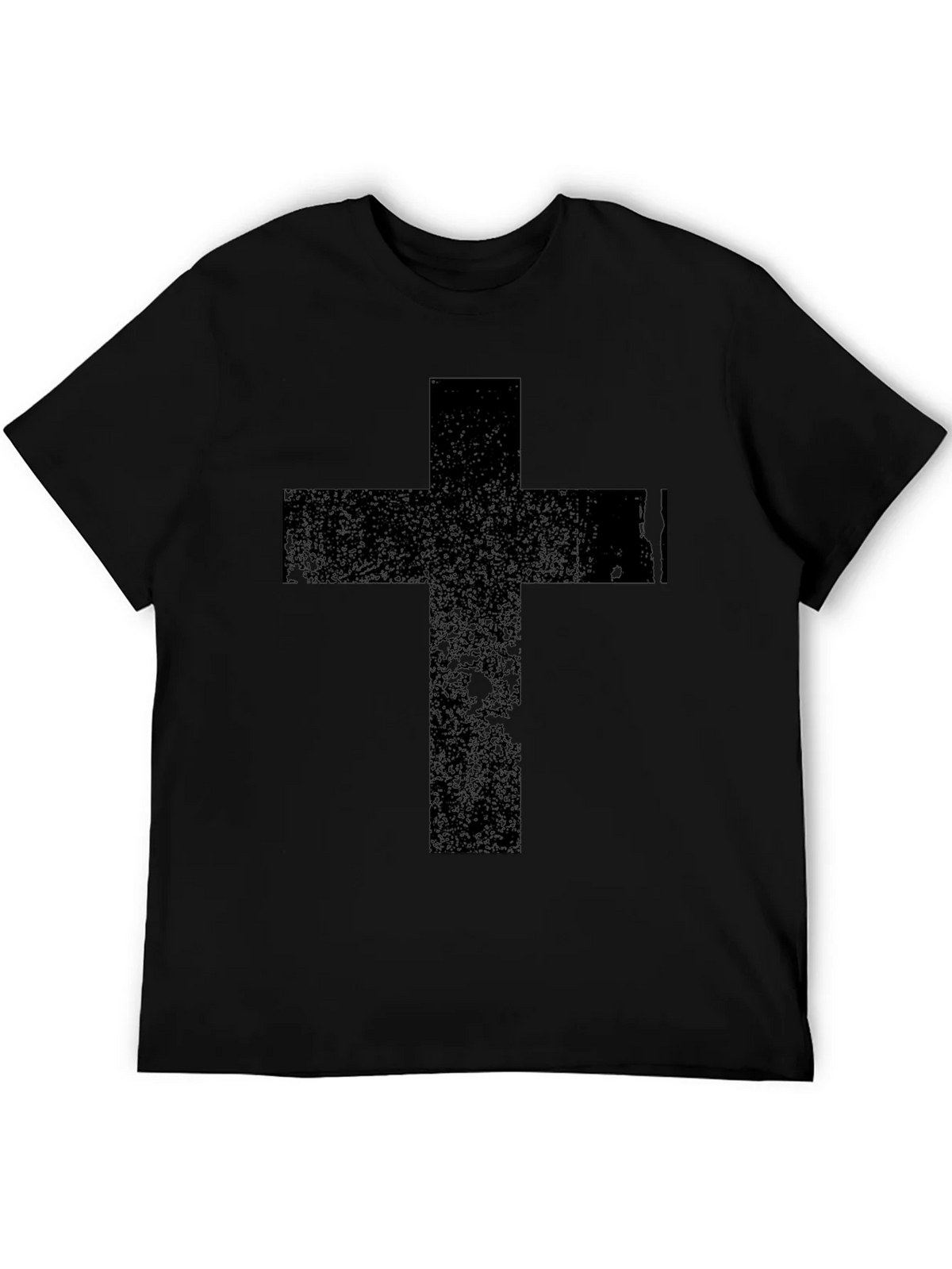 Black Cross Graphic T-Shirt - Religious Apparel product image 5