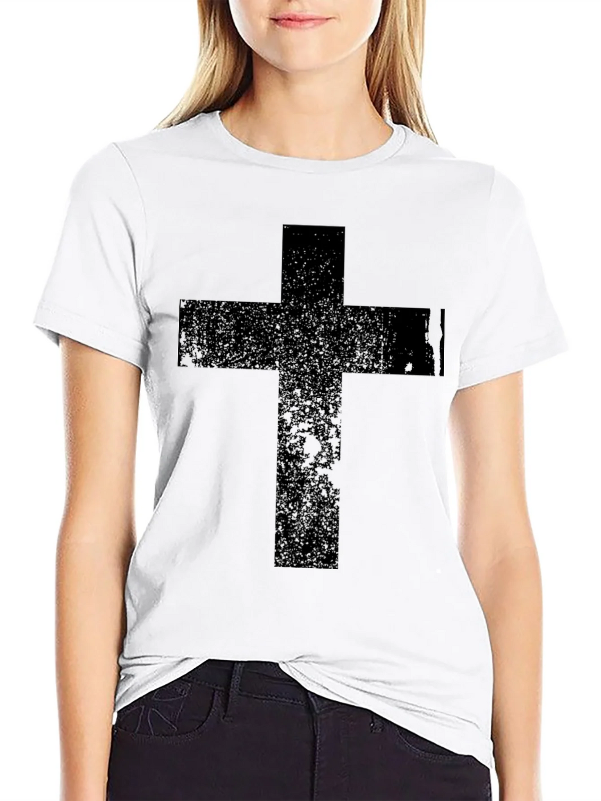 Black Cross Graphic T-Shirt - Religious Apparel product image 8