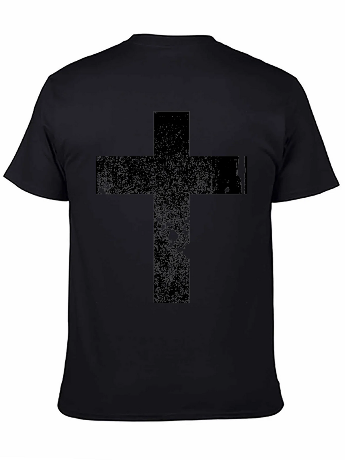 Black Cross Graphic T-Shirt - Religious Apparel product image 4