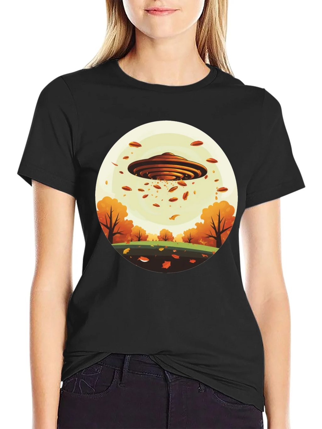 UFO Autumn Harvest T-Shirt product image 2