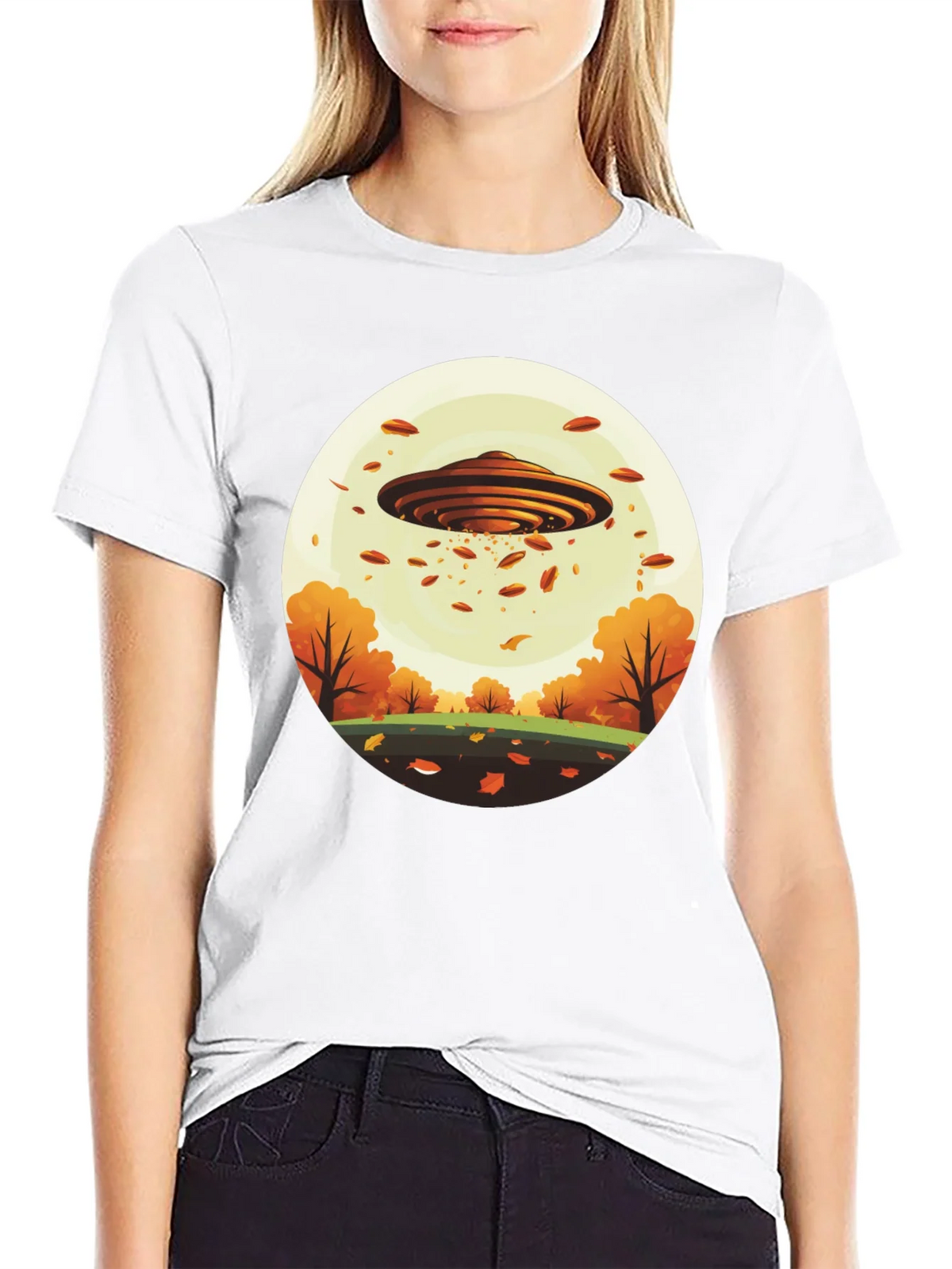 UFO Autumn Harvest T-Shirt product image 8