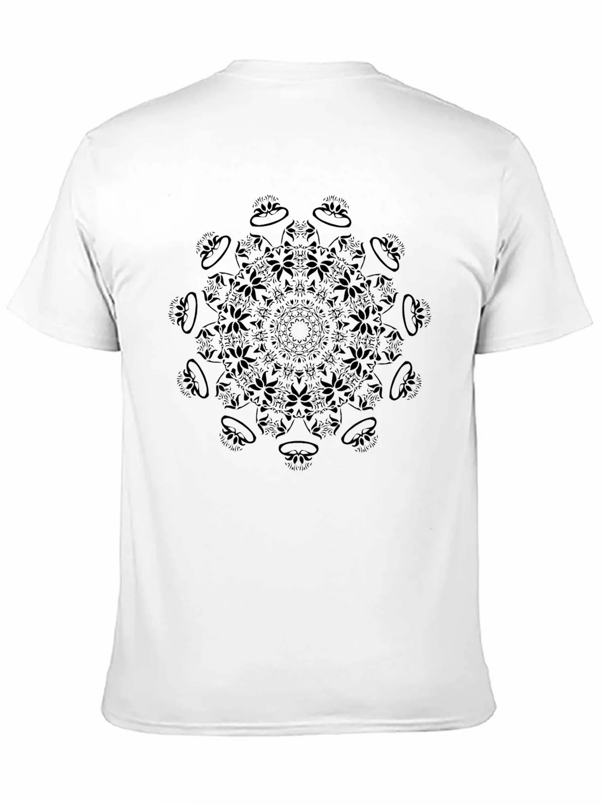 Black Mandala Graphic Tee - Casual Comfort product image 10