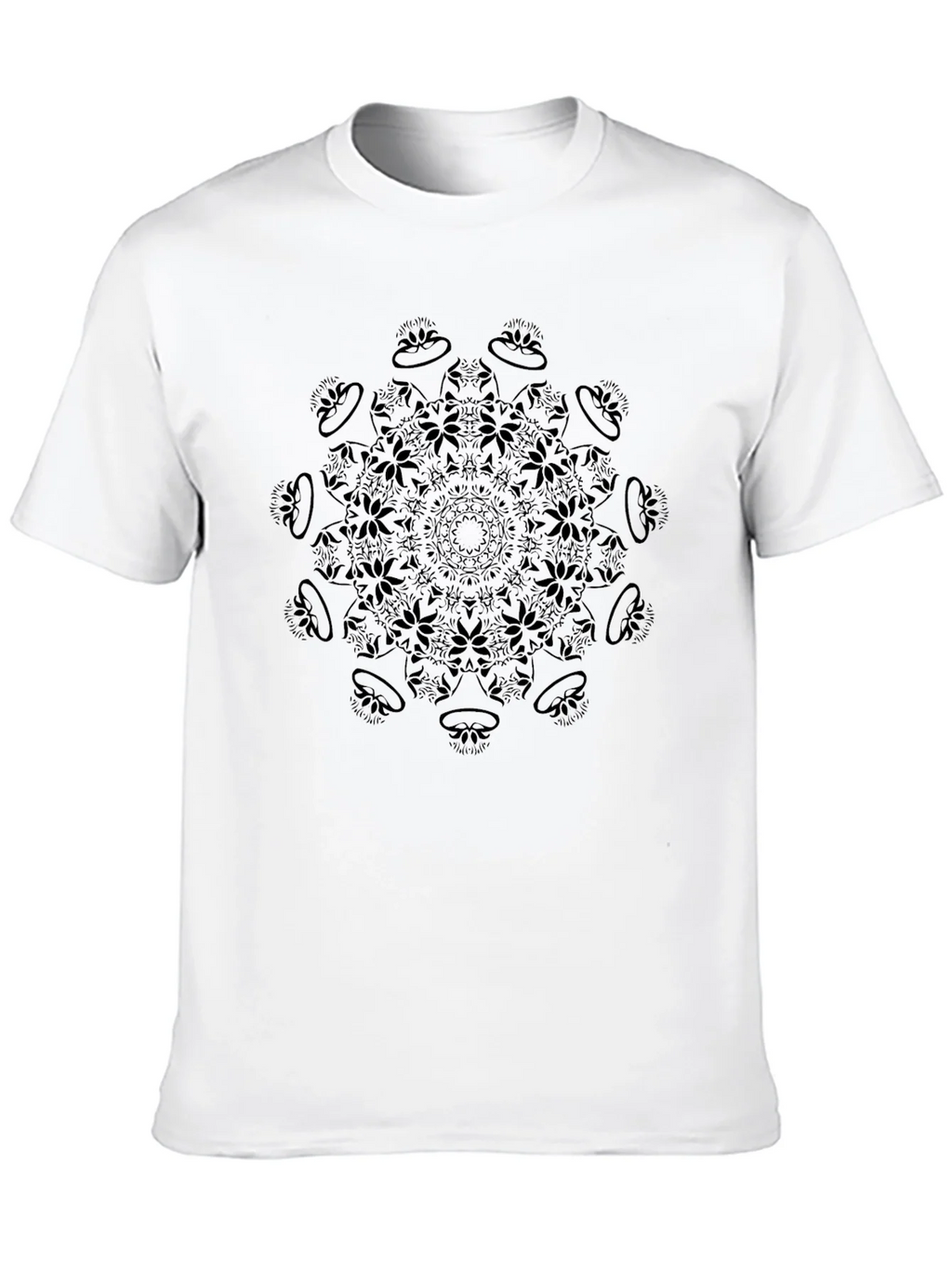 Black Mandala Graphic Tee - Casual Comfort product image 9