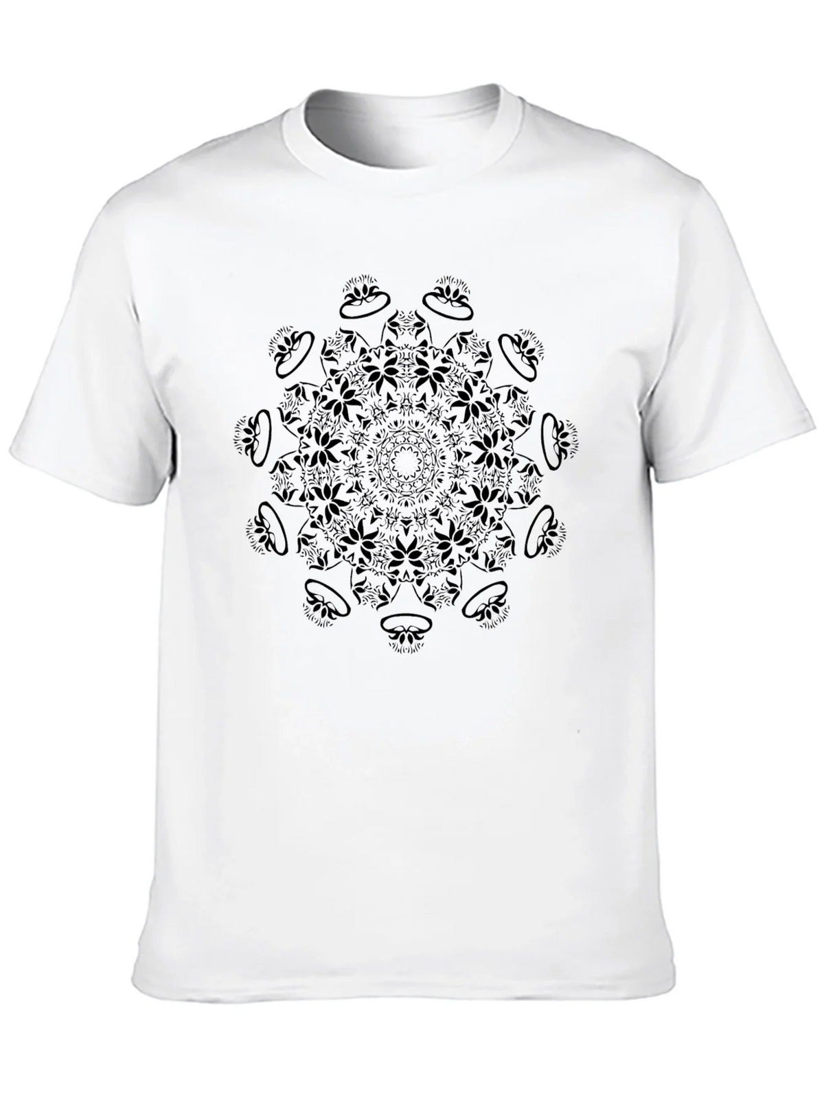 Black Mandala Graphic Tee - Casual Comfort product image 9