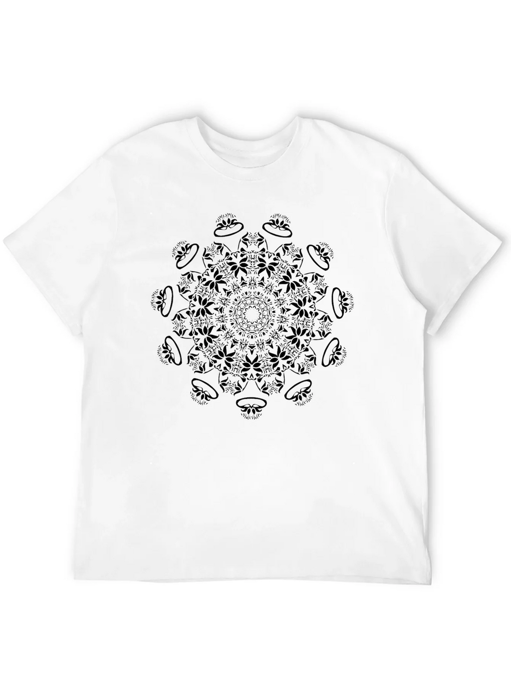 Black Mandala Graphic Tee - Casual Comfort product image 11
