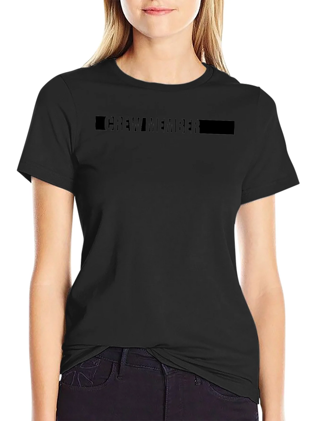 Crew Member Black Graphic Tee product image 2