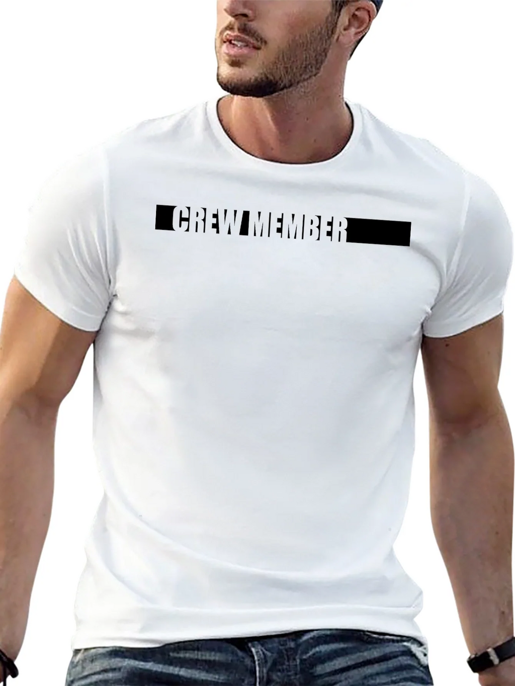 Crew Member Black Graphic Tee product image 12