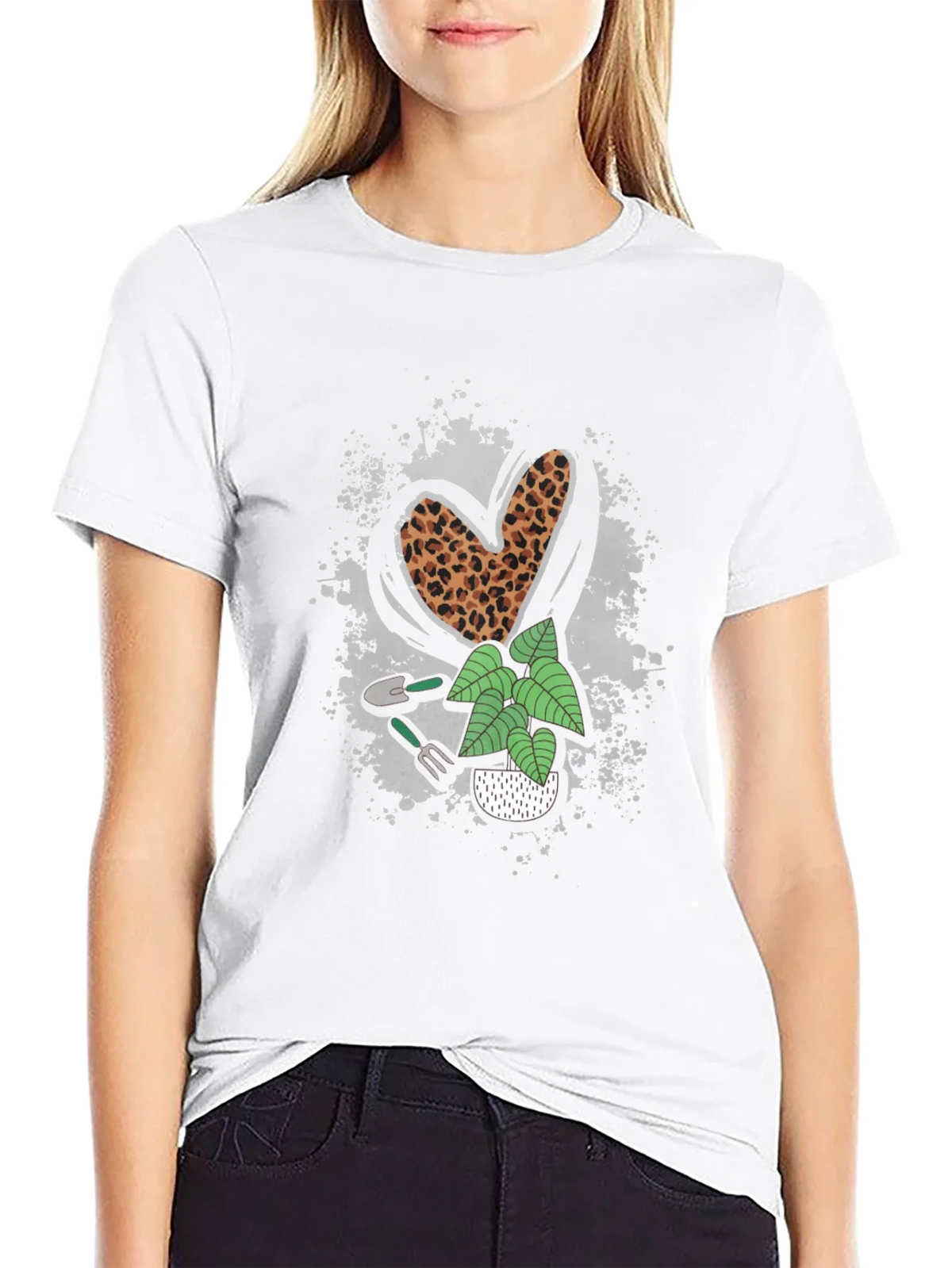Gardening Heart Tee - Leopard Print Lover! product image 8