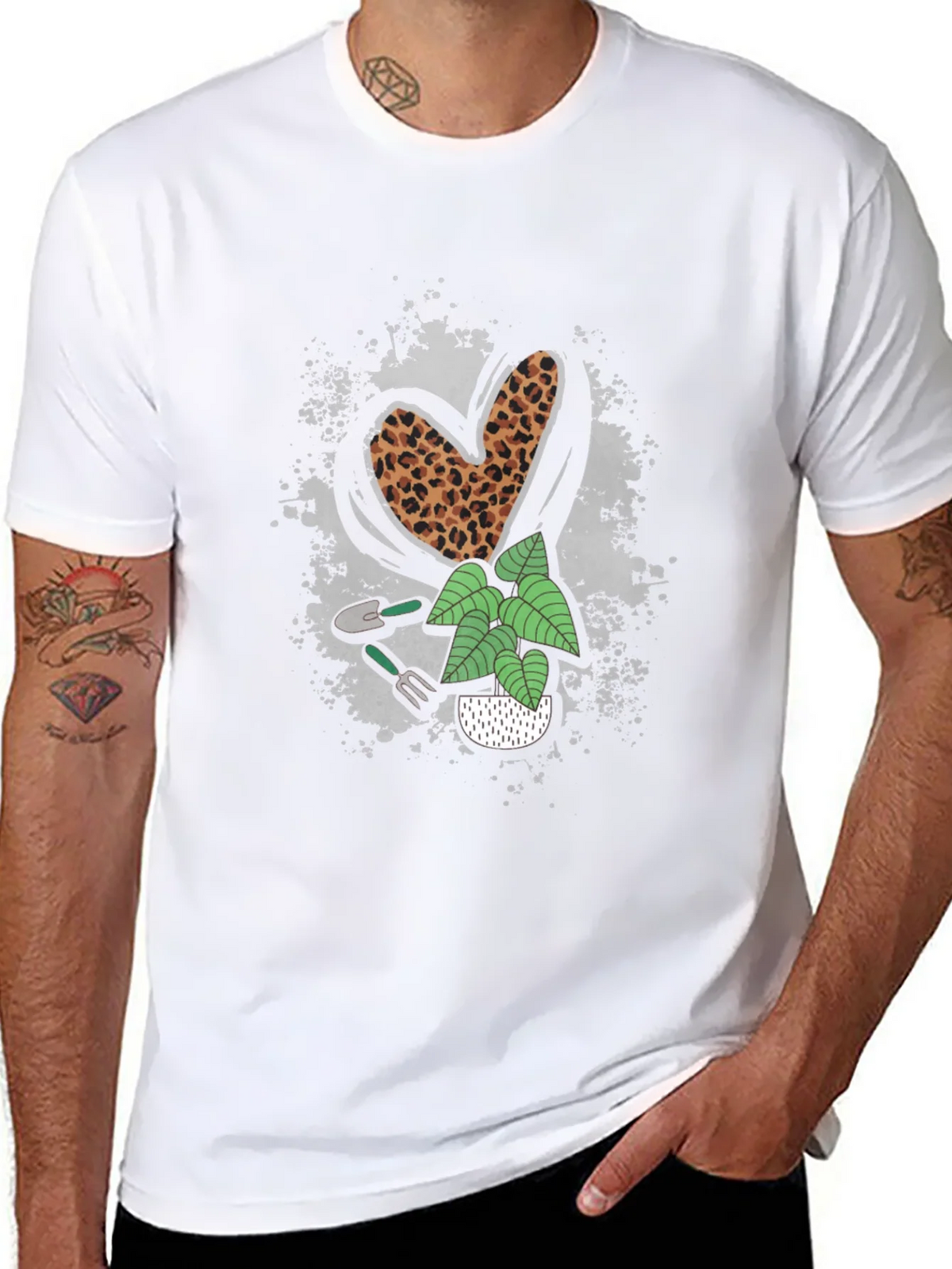 Gardening Heart Tee - Leopard Print Lover! product image 7