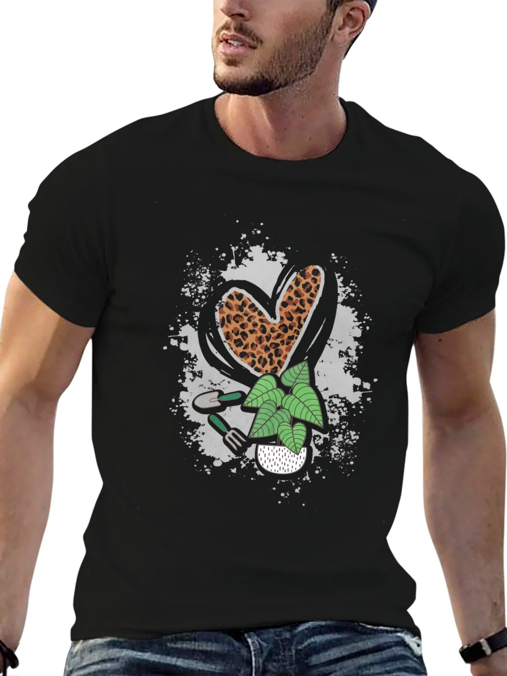 Gardening Heart Tee - Leopard Print Lover! product image 6